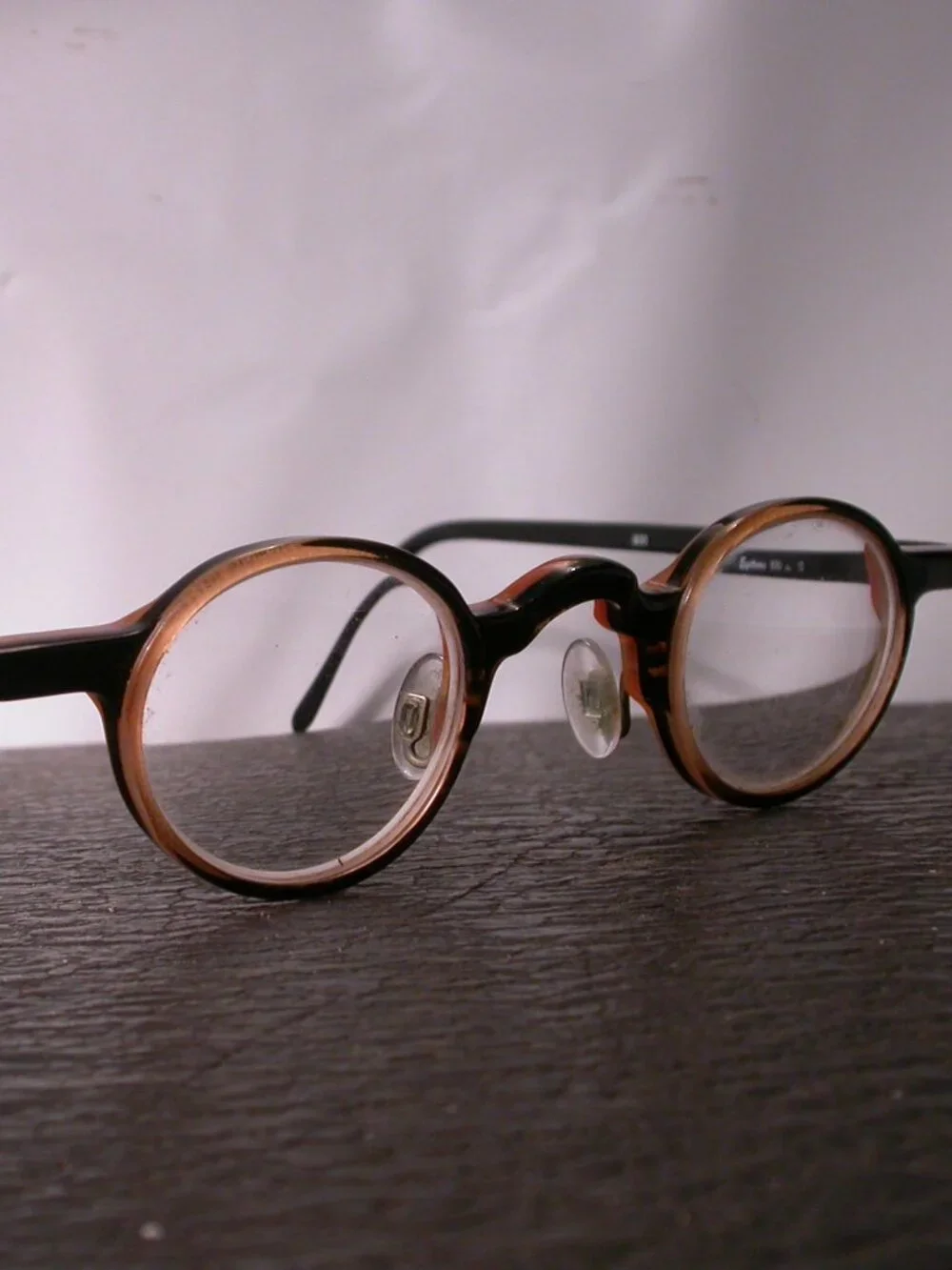 Eyetem Black Round Little Eyeglasses Frames Made in Holland